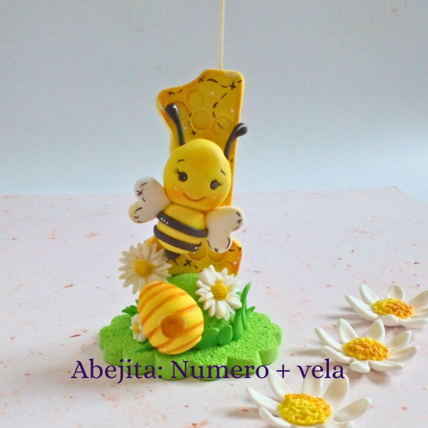 Abejita "número y vela"