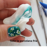 Teñir la porcelana fria