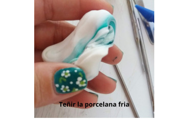 Teñir la porcelana fria