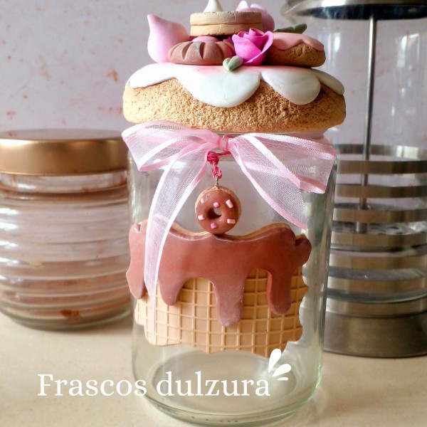 Frasco decorado dulzuras G